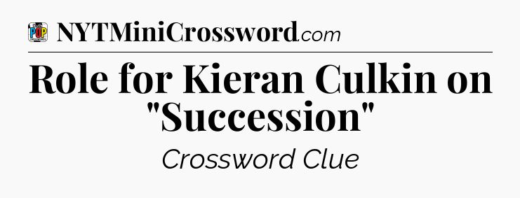 Role for Kieran Culkin on 