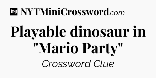 Playable dinosaur in 