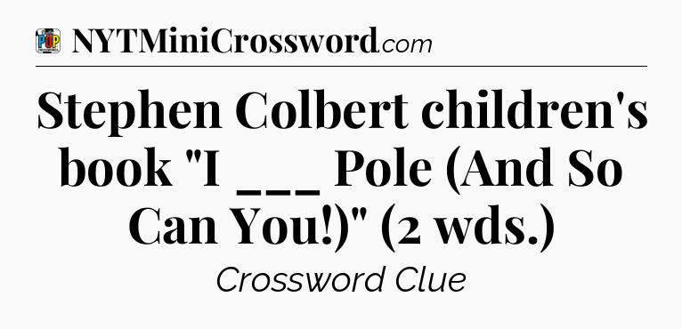 Stephen Colbert children's book 