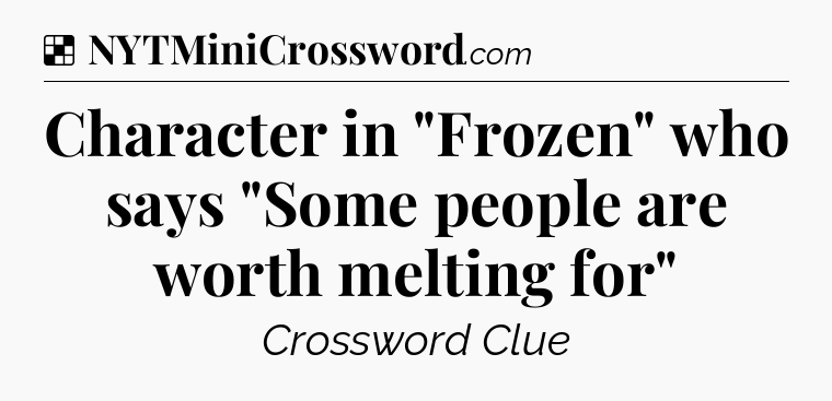 Solution: Character in 