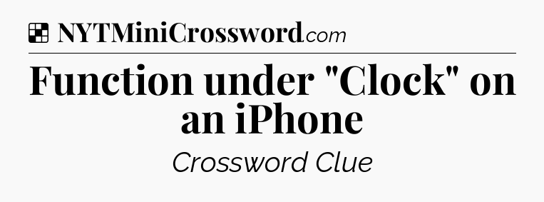 Solution: Function under 