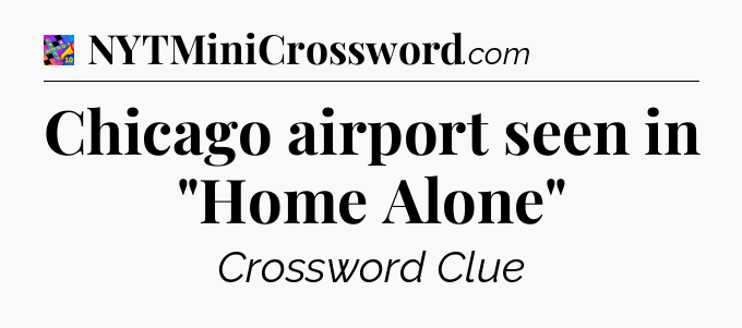 Chicago airport seen in 