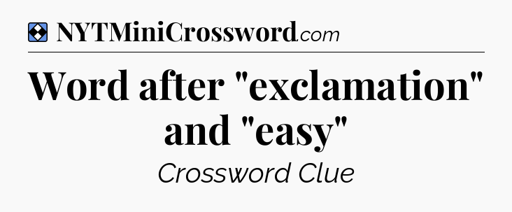 Solution: Word after 