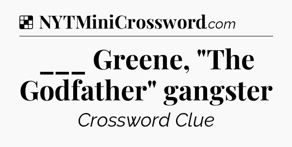 Solution: ___ Greene, 