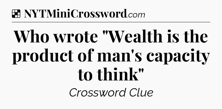 Solution: Who wrote 