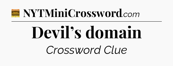 Devil’s domain - Eugene Sheffer Crossword