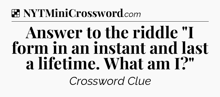 Solution: Answer to the riddle 