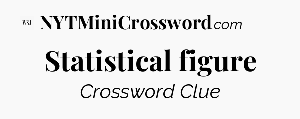 Statistical figure - WSJ Crossword