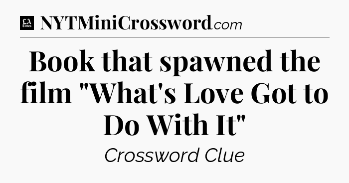 Book that spawned the film 