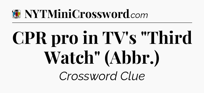 CPR pro in TV's 