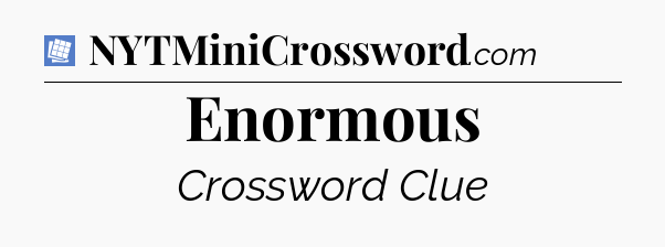 Enormous Puzzle Page Crossword Clue