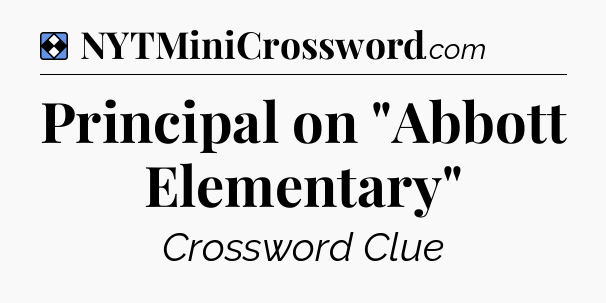 Solution: Principal on 