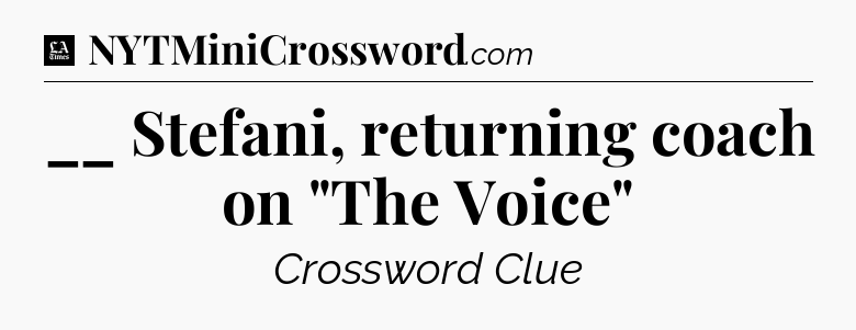 __ Stefani, returning coach on 