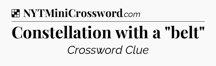 Solution: Constellation with a 