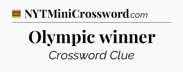 Olympic winner - Eugene Sheffer Crossword