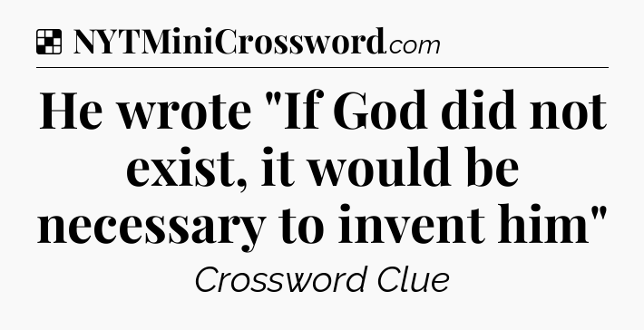 Solution: He wrote 