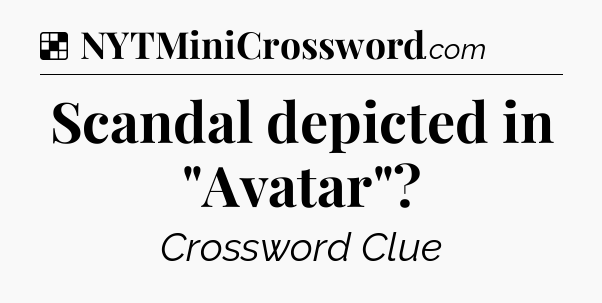 Solution: Scandal depicted in 