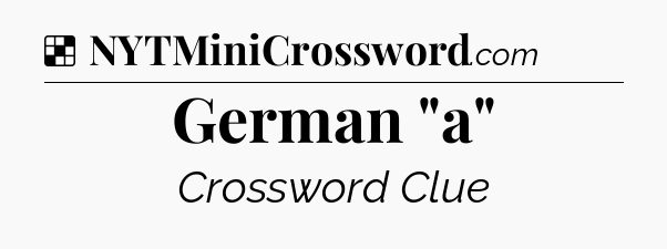 Solution: German 