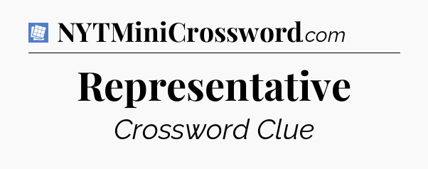 Representative Puzzle Page Crossword Clue