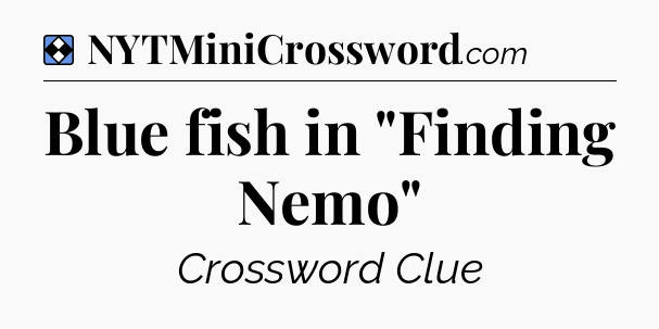 Solution: Blue fish in 