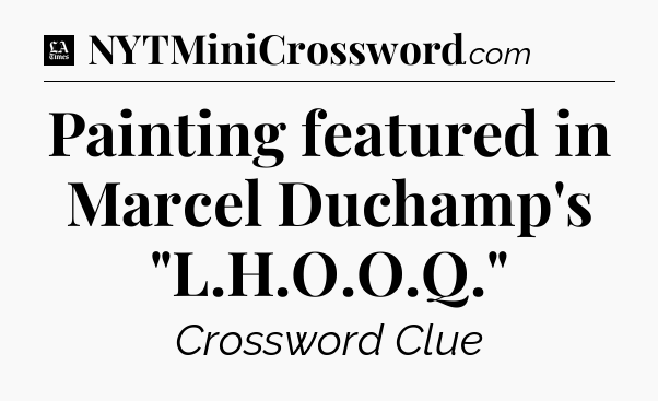 Painting featured in Marcel Duchamp's 