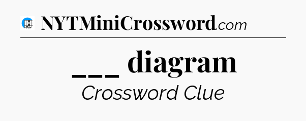 ___ diagram Crossword Clue