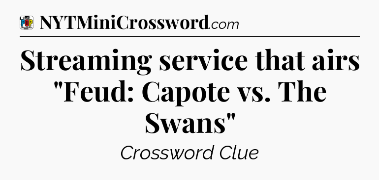 Streaming service that airs 