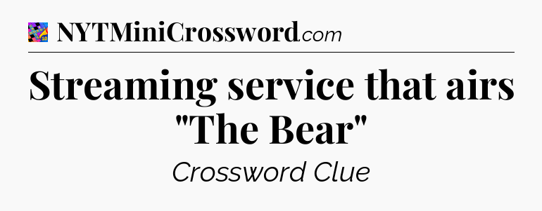 Streaming service that airs 