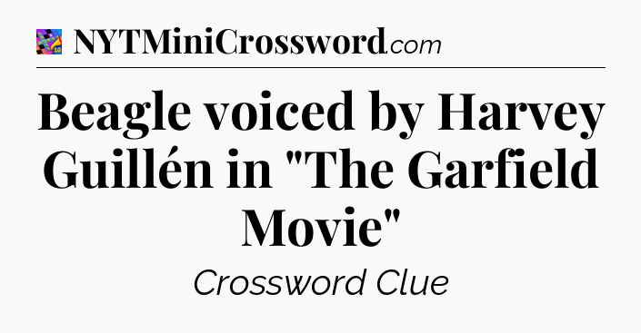 Beagle voiced by Harvey Guillén in 