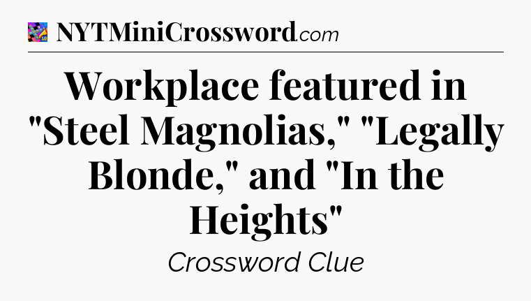 Workplace featured in 