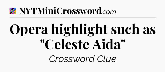 Opera highlight such as 