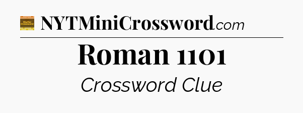 Roman 1101 - Eugene Sheffer Crossword