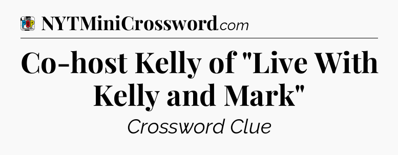 Co-host Kelly of 