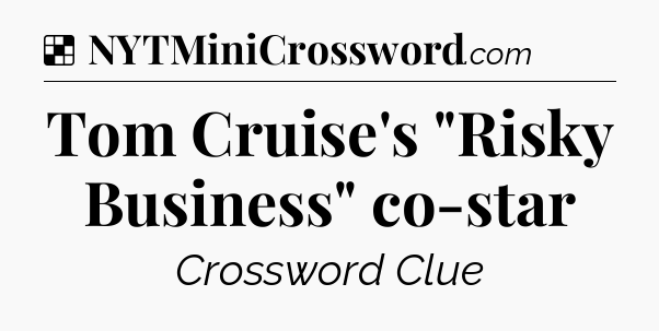 Solution: Tom Cruise's 