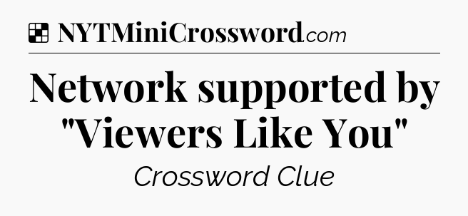 Solution: Network supported by 