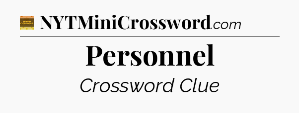 Personnel - Eugene Sheffer Crossword