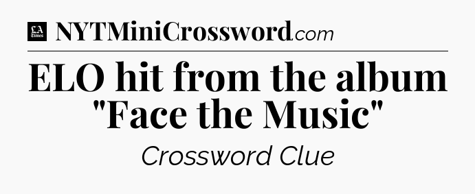 ELO hit from the album 