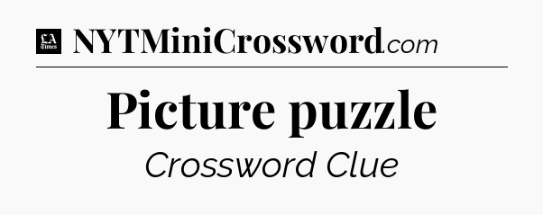 Picture puzzle - LA Times Crossword