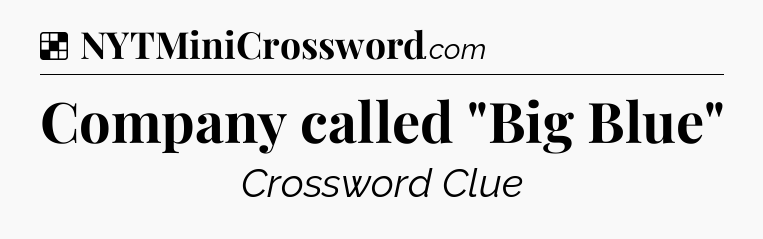 Solution: Company called 