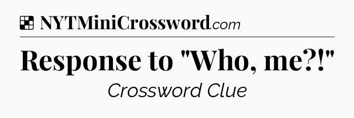 Solution: Response to 