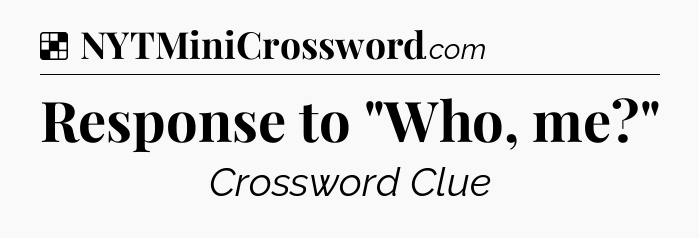 Solution: Response to 
