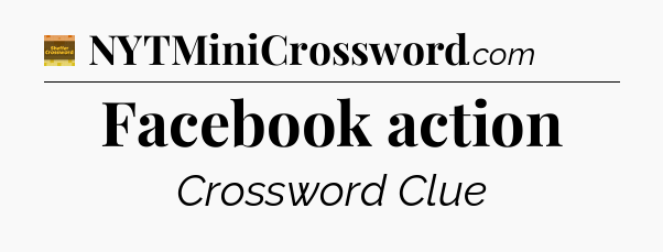 Facebook action - Eugene Sheffer Crossword