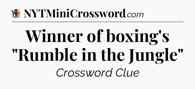 Winner of boxing's 