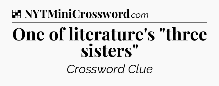 Solution: One of literature's 