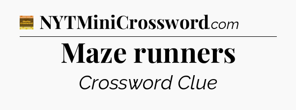 Maze runners - Eugene Sheffer Crossword