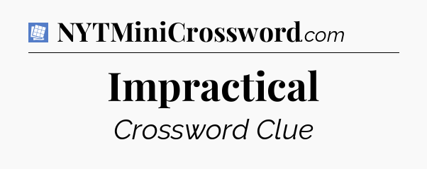 Impractical Puzzle Page Crossword Clue