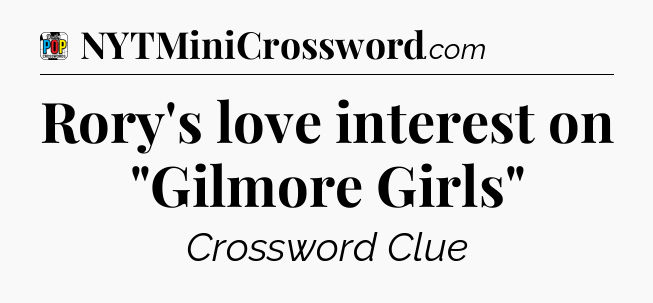 Rory's love interest on 