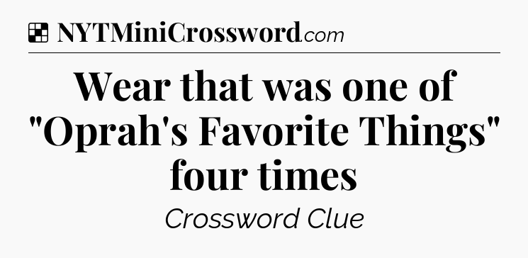 Solution: Wear that was one of 