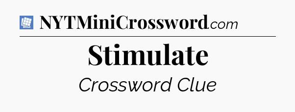 Stimulate Puzzle Page Crossword Clue