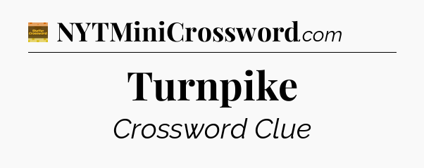 Turnpike - Eugene Sheffer Crossword